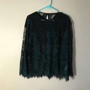 Zara Lace Long Sleeve Overlay